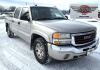 2005 Silver /Gray GMC Sierra 1500 SLE Crew Cab Short Bed 4WD (2GTEK13T151) with an 5.3L V8 OHV 16V engine, 4-Speed Automatic Overdrive transmission, located at 450 N Russell, Missoula, MT, 59801, (406) 543-6600, 46.874496, -114.017433 - Photo#2