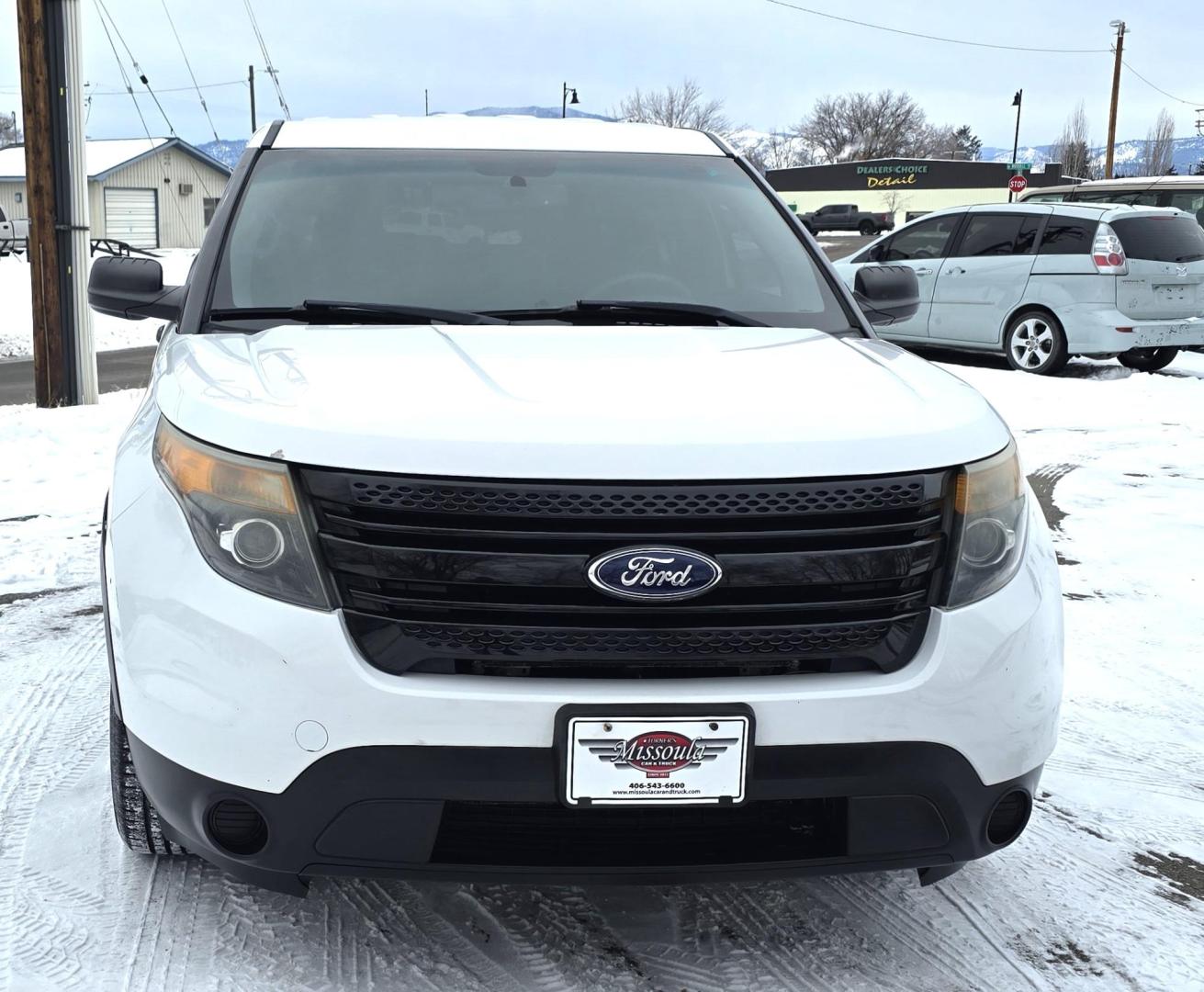 2013 White /Black Ford Explorer Police 4WD (1FM5K8AR5DG) with an 3.7L V6 DOHC 24V engine, 6-Speed Automatic transmission, located at 450 N Russell, Missoula, MT, 59801, (406) 543-6600, 46.874496, -114.017433 - Only 78K Miles! AWD. Police Interceptor. 3.7L V6 Engine. Air. Cruise. Tilt. Power Windows and Locks. AM FM CD Bluetooth. Backup Camera. - Photo#7