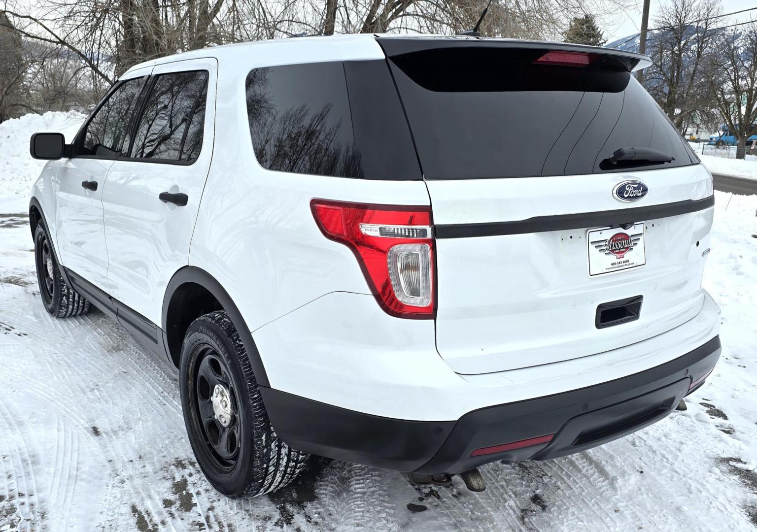 2013 White /Black Ford Explorer Police 4WD (1FM5K8AR5DG) with an 3.7L V6 DOHC 24V engine, 6-Speed Automatic transmission, located at 450 N Russell, Missoula, MT, 59801, (406) 543-6600, 46.874496, -114.017433 - Only 78K Miles! AWD. Police Interceptor. 3.7L V6 Engine. Air. Cruise. Tilt. Power Windows and Locks. AM FM CD Bluetooth. Backup Camera. - Photo#5