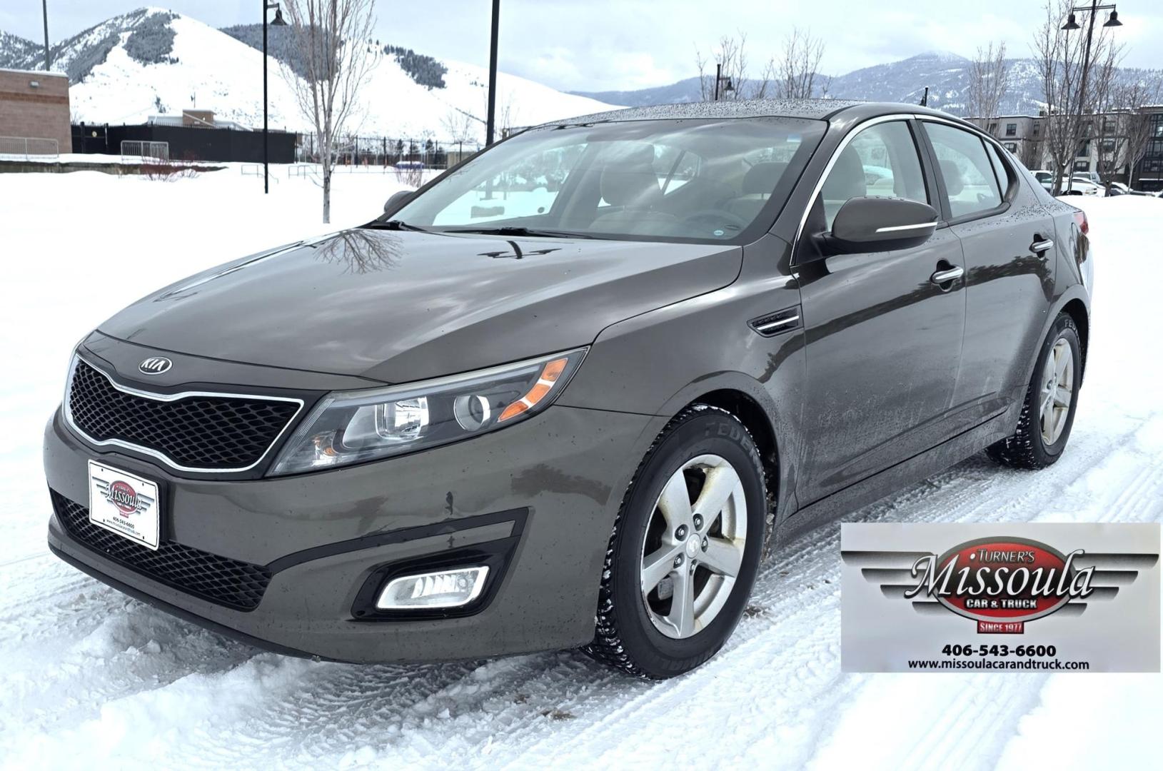 2015 Bronze /Black Kia Optima LX (5XXGM4A70FG) with an 2.4L L4 DOHC 16V engine, 6-Speed Automatic transmission, located at 450 N Russell, Missoula, MT, 59801, (406) 543-6600, 46.874496, -114.017433 - Photo#5