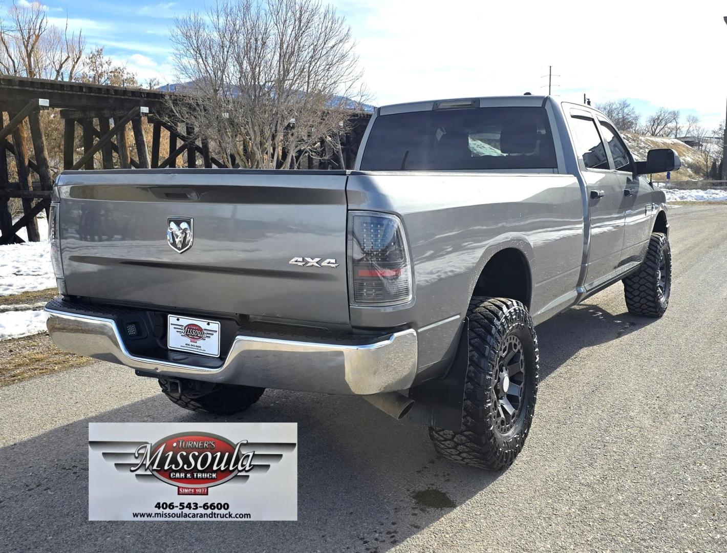 2012 Grey /Gray Dodge Ram 3500 ST Crew Cab LWB 4WD (3C63D3GL5CG) with an 6.7L L6 OHV 24V TURBO DIESEL engine, 6-Speed Automatic transmission, located at 450 N Russell, Missoula, MT, 59801, (406) 543-6600, 46.874496, -114.017433 - Looking for a Stud Truck? Here it is. Ram One Ton 4WD with a 6.7 Cummins Diesel Engine and a 6 Speed Manual Transmission (RARE).Light Bar Kit. Monster Grill Guard. After,marker Wheels with Beefy Tires. Power Windows and Locks. Built in Towing. Air. Cruise. Tilt. AM FM Bluetooth. - Photo#8