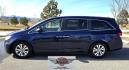 2014 Blue /Tan Honda Odyssey EX-L (5FNRL5H69EB) with an 3.5L V6 SOHC 24V engine, 6-Speed Automatic transmission, located at 450 N Russell, Missoula, MT, 59801, (406) 543-6600, 46.874496, -114.017433 - 3.5L V6 Engine. Automatic Transmission. 3rd Row Seating. Air. Cruise. Tilt. Power Sunroof. Heated Seats. Power Front Seats. Air. Cruise. Tilt. Power Sliding Doors. Backup Camera. - Photo#1