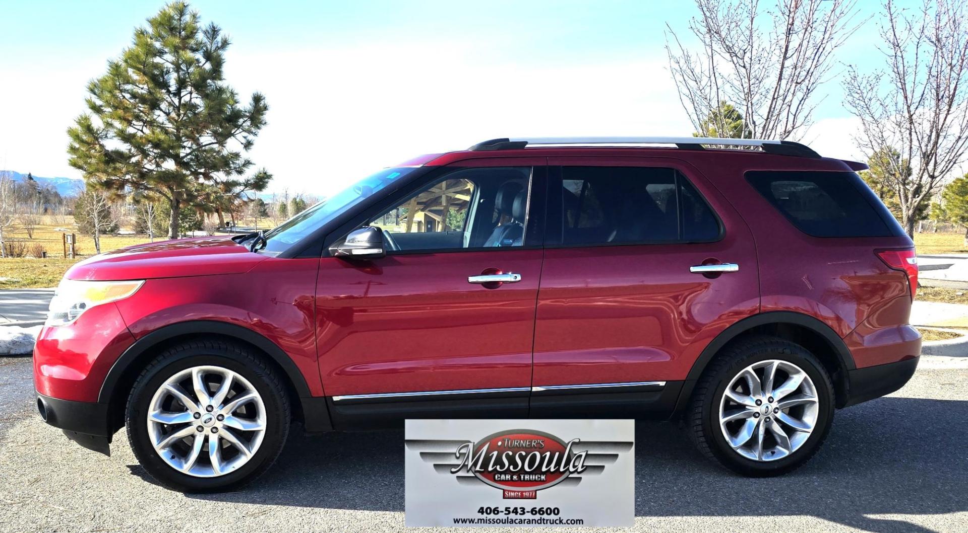 2013 Red /Black Ford Explorer XLT FWD (1FM5K7D89DG) with an 3.5L V6 DOHC 24V engine, 6-Speed Automatic transmission, located at 450 N Russell, Missoula, MT, 59801, (406) 543-6600, 46.874496, -114.017433 - Photo#2