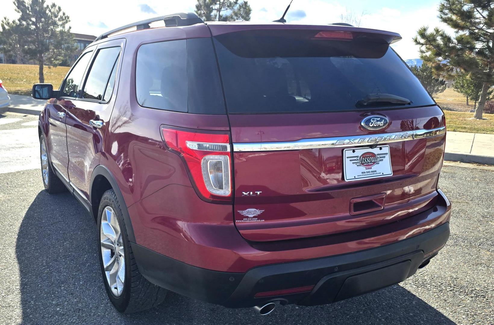 2013 Red /Black Ford Explorer XLT FWD (1FM5K7D89DG) with an 3.5L V6 DOHC 24V engine, 6-Speed Automatic transmission, located at 450 N Russell, Missoula, MT, 59801, (406) 543-6600, 46.874496, -114.017433 - Photo#1